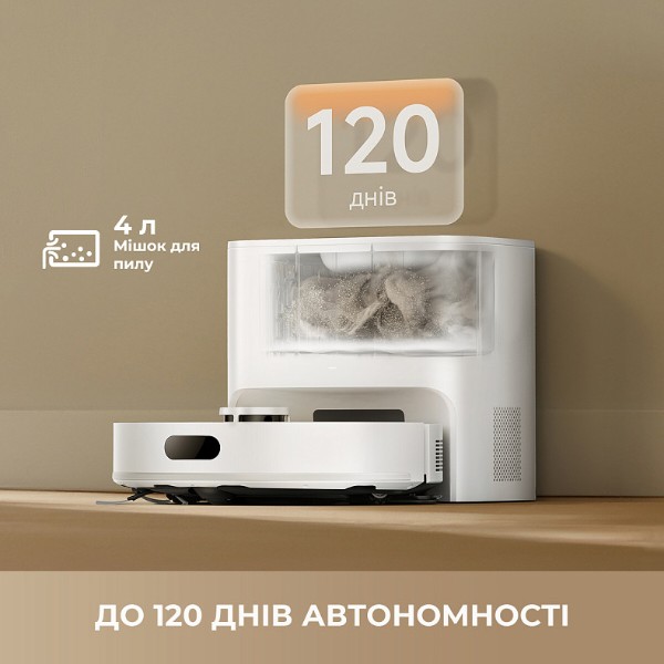 Фото - Робот-пилосос Dreame Bot F20 Plus White (RLF41GD-WH)